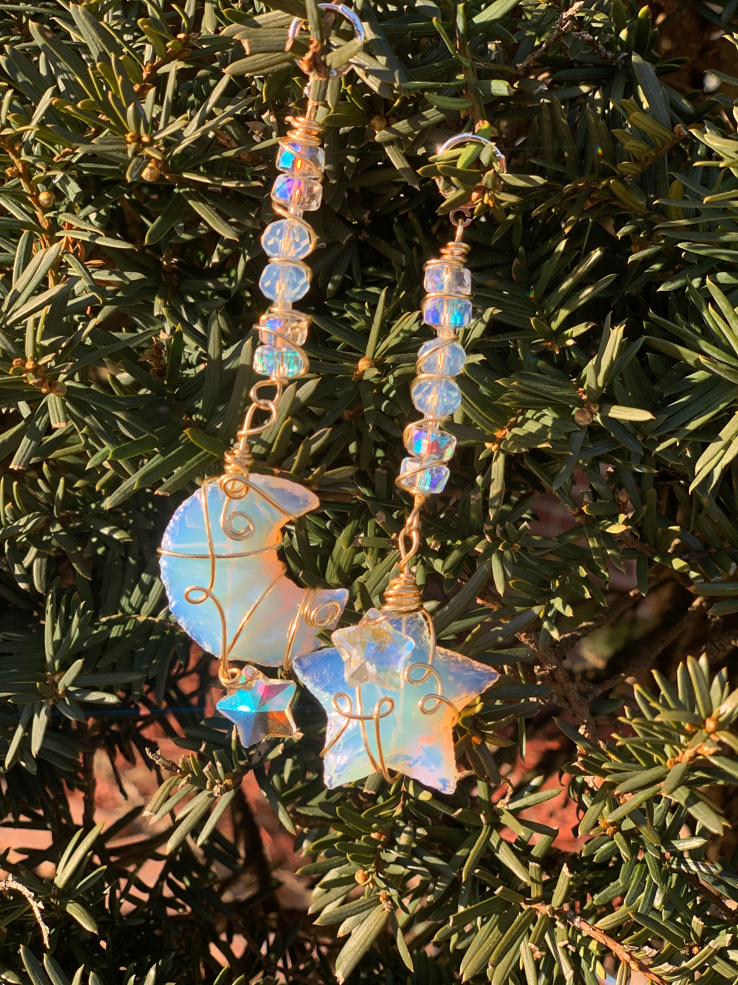 Opalite Celestial Dangles