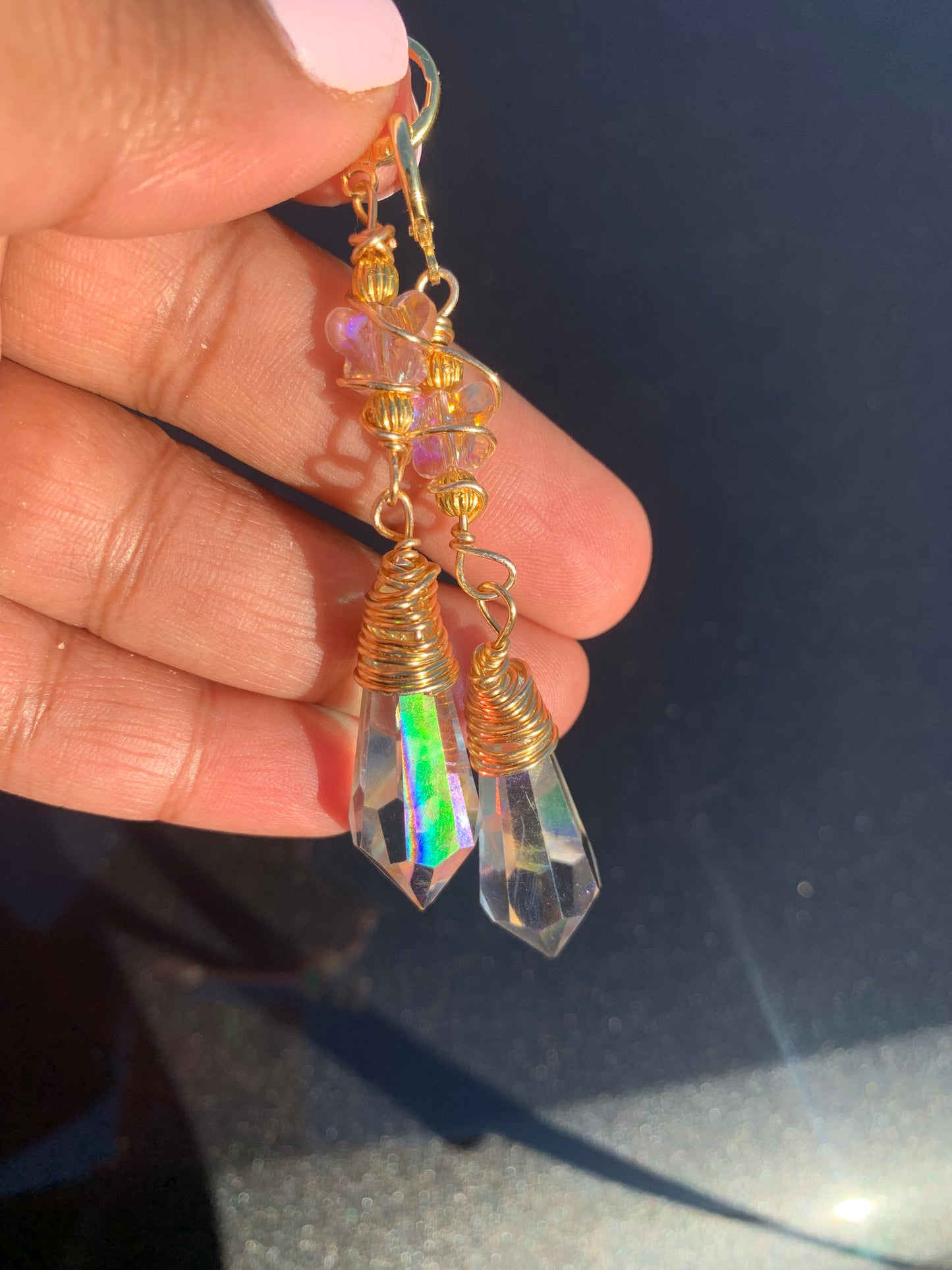 Butterfly Teardrop Dangles