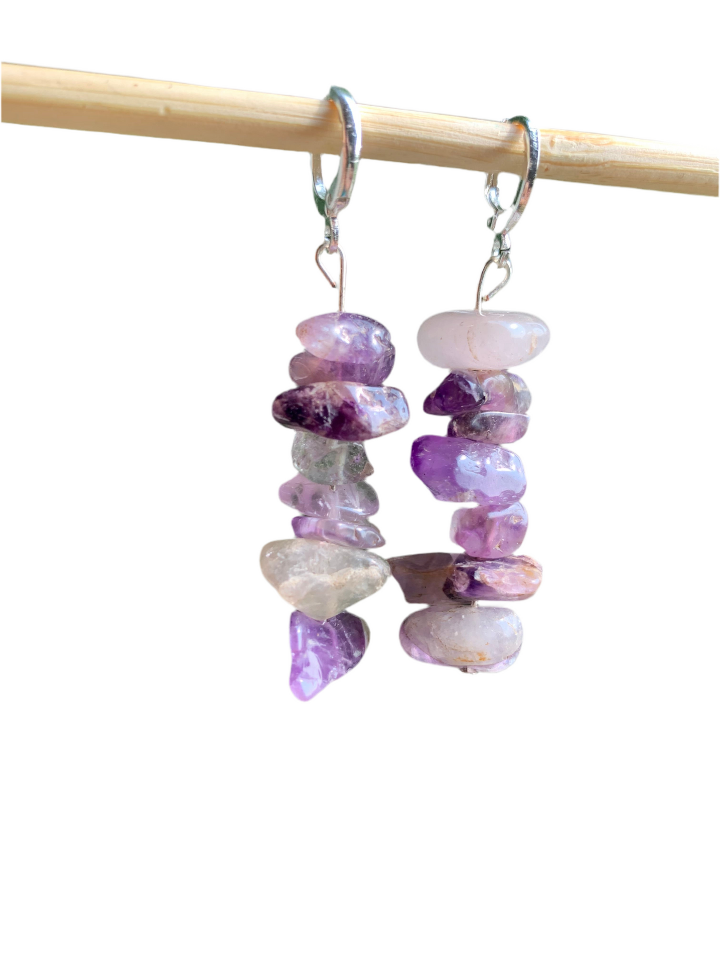 Amethyst Stone Dangles