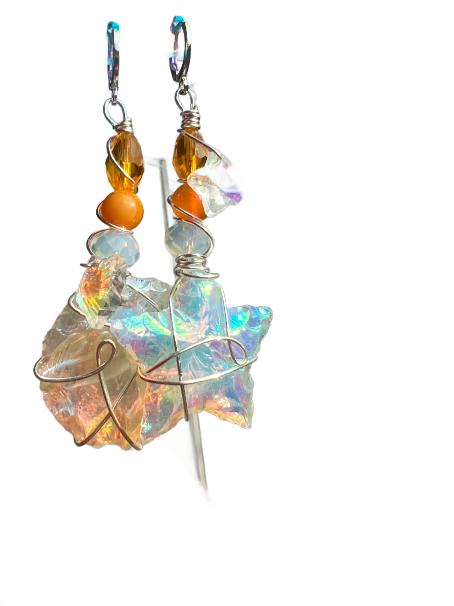 Angel Aura Fly Star and Moon Dangles