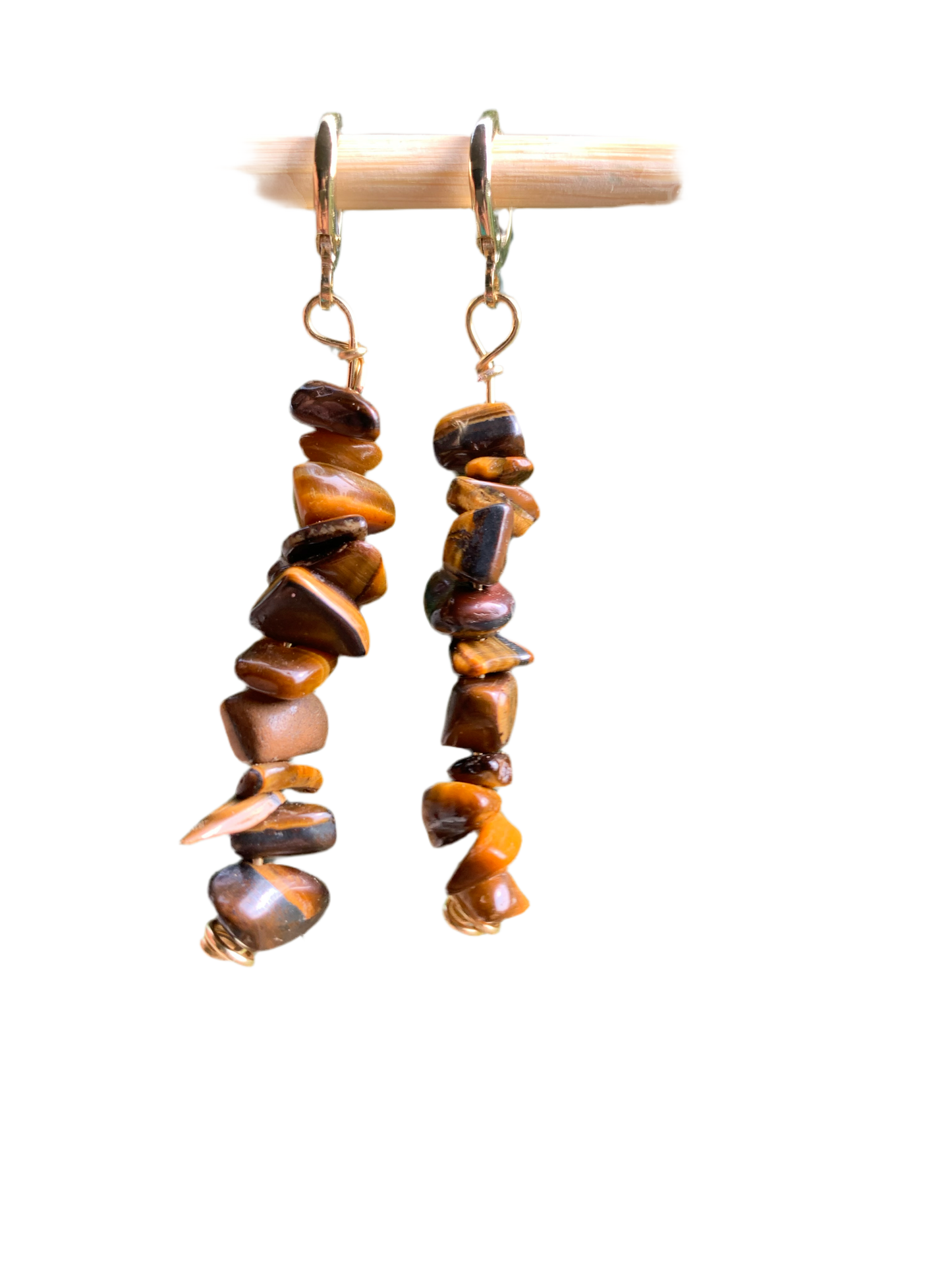 Tiger’s Eye Stone Dangles