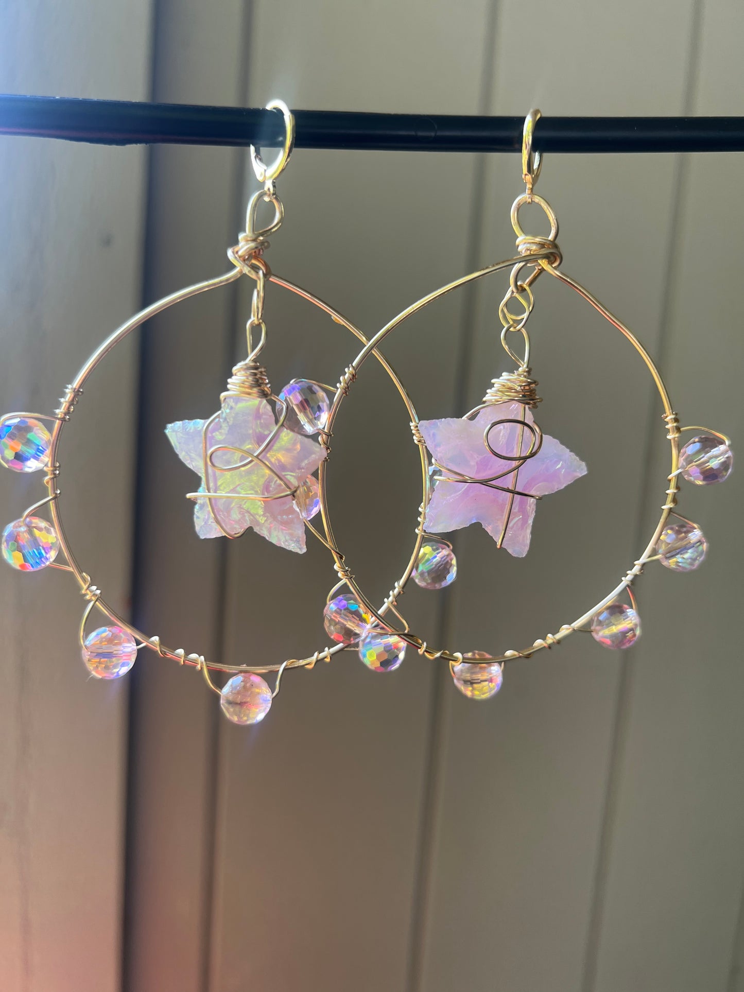 Angel Aura Goddess Hoops