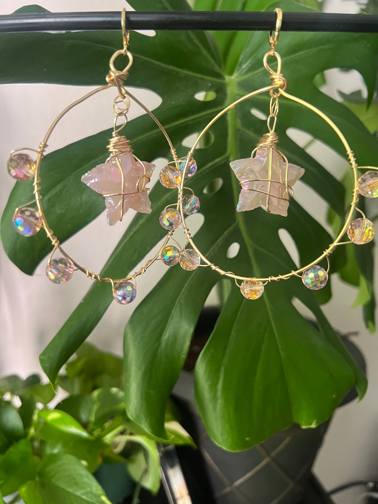 Angel Aura Goddess Hoops