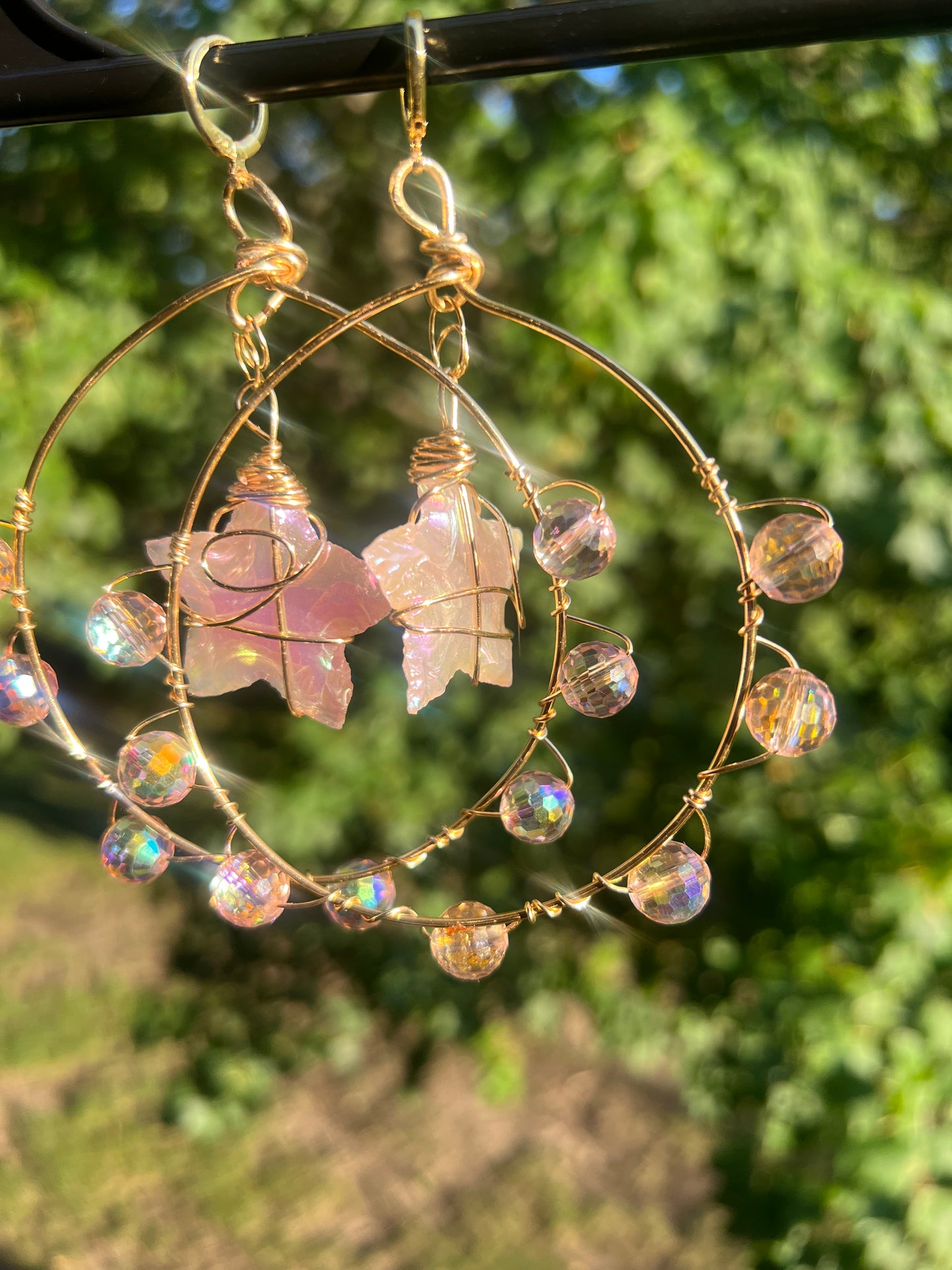 Angel Aura Goddess Hoops