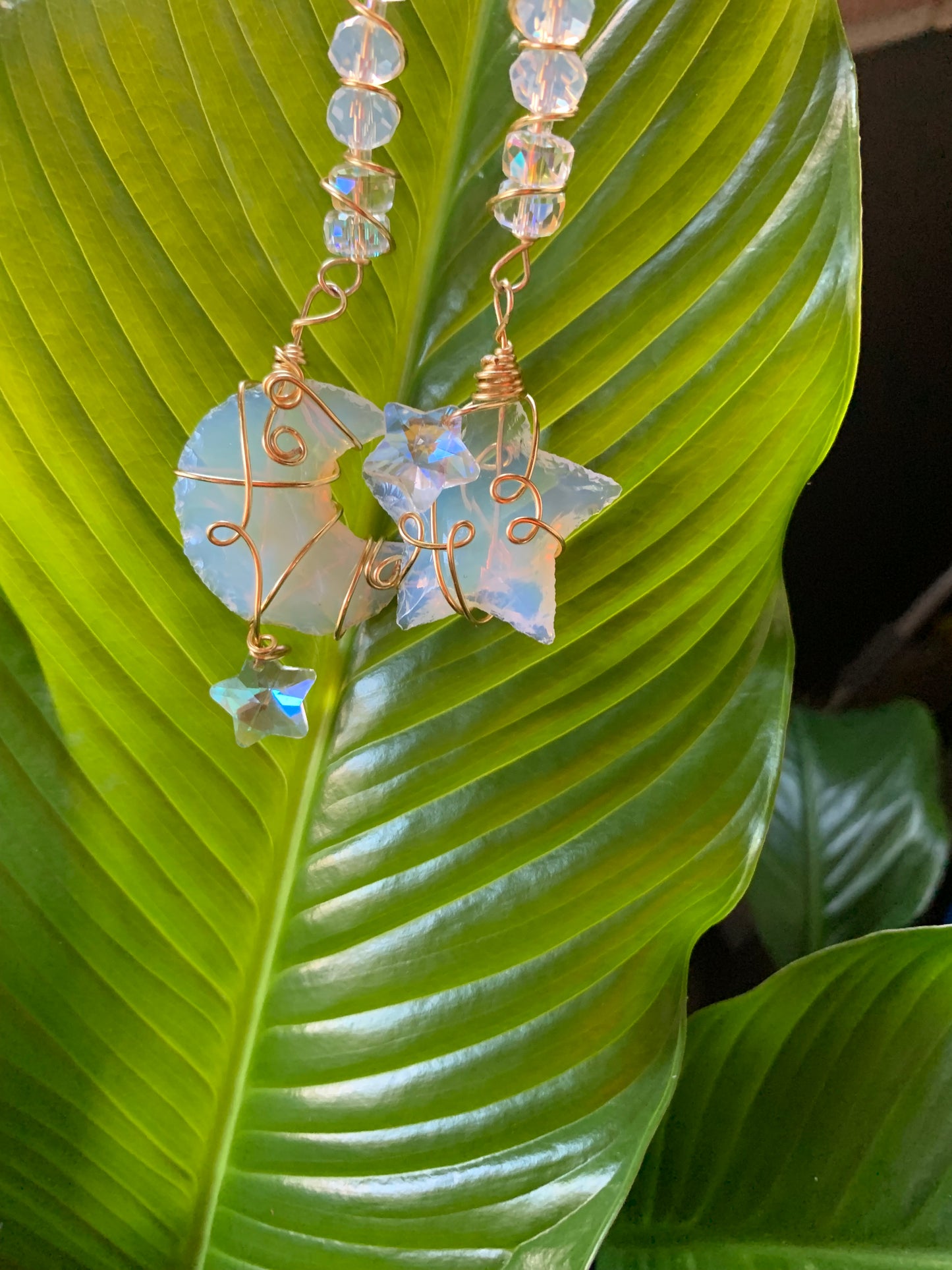Opalite Celestial Dangles