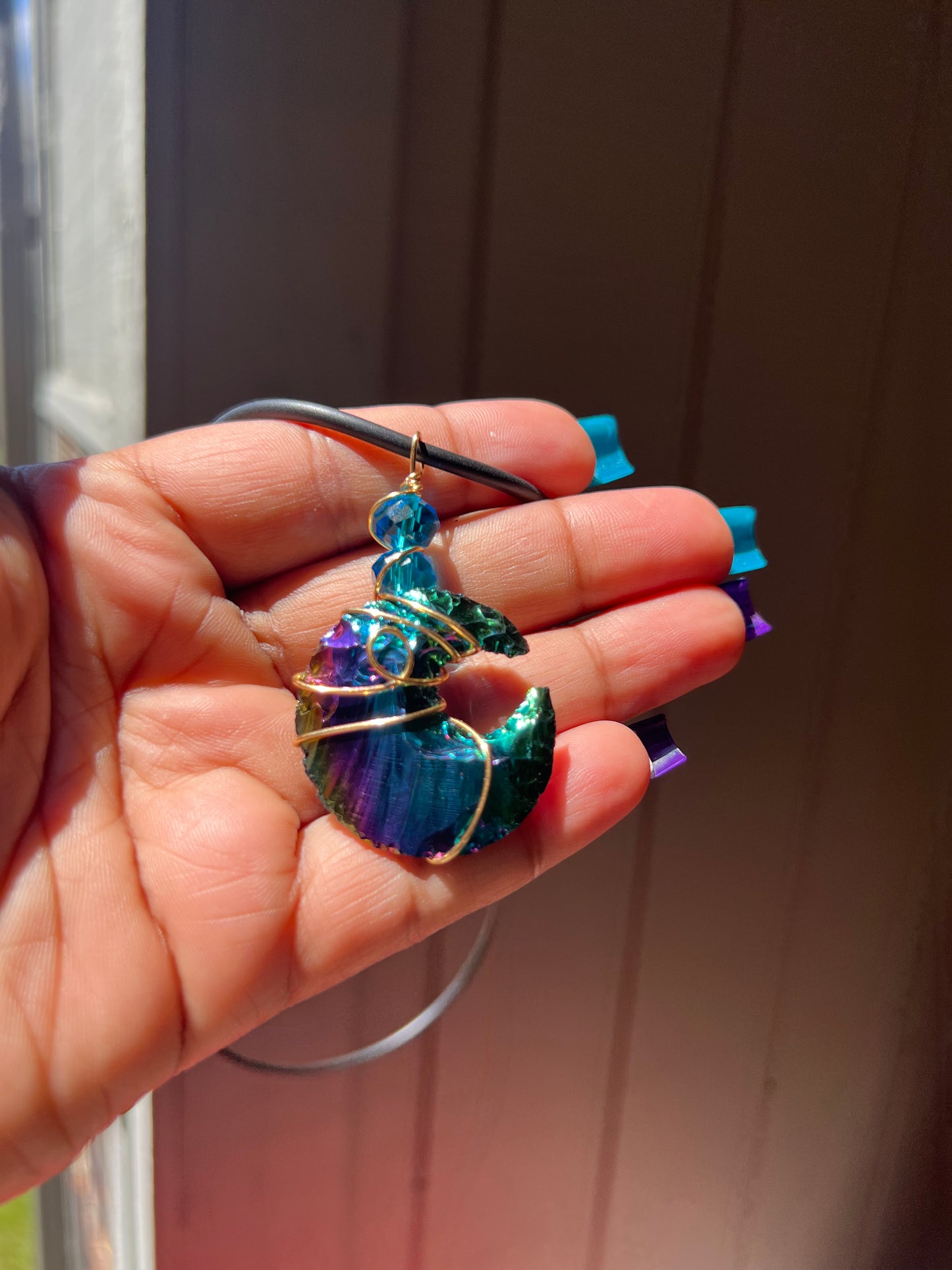 Titanium Aura Moongazer Necklace