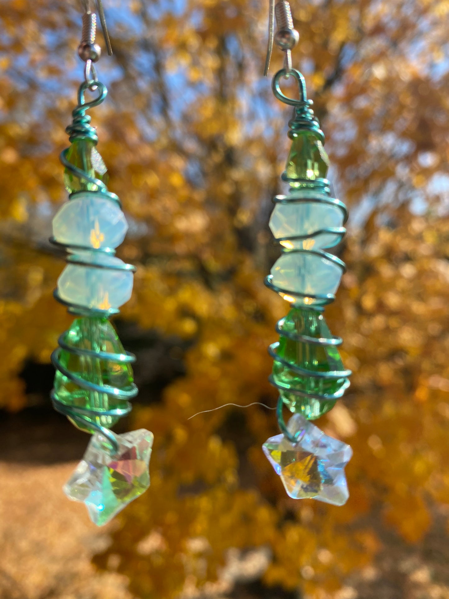 Leaflight Opalite Dangles