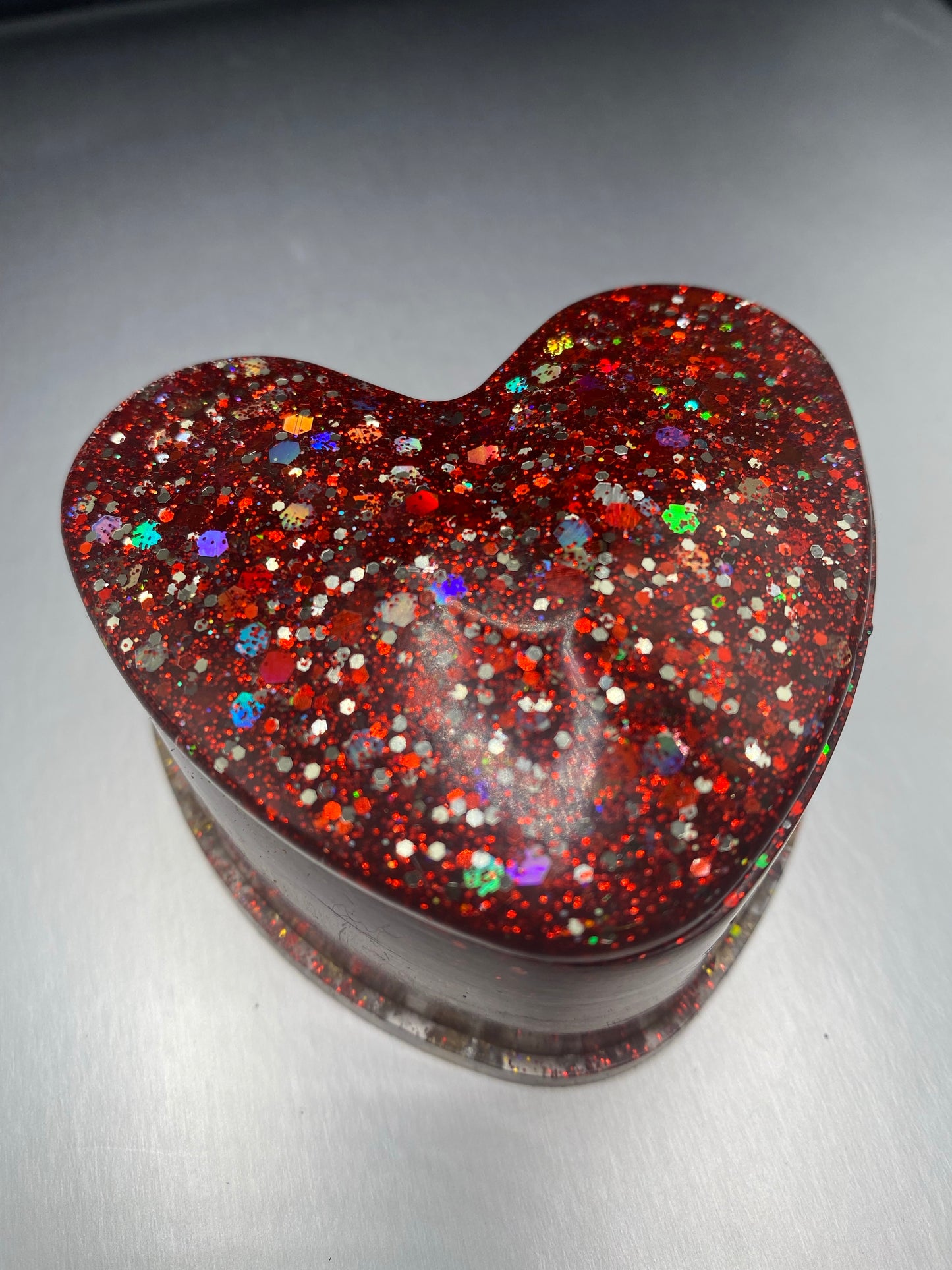 Ruby Rider Heart Trinket Box