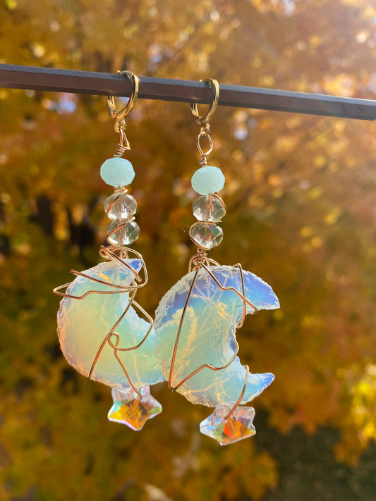 Moonshine  Opalite Drop Earrings