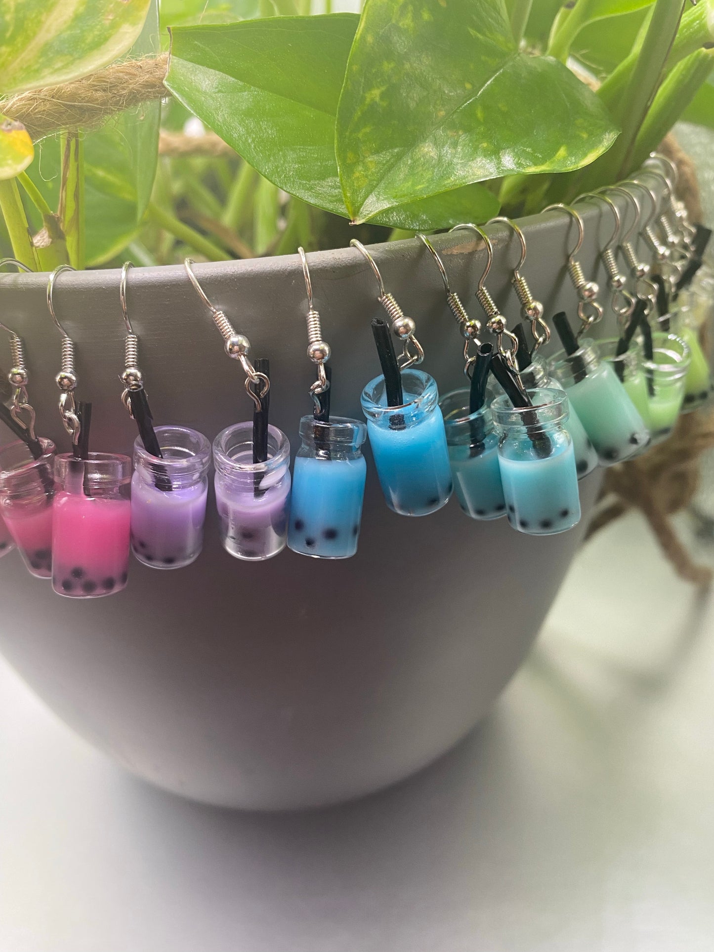 Boba Tea Earrings