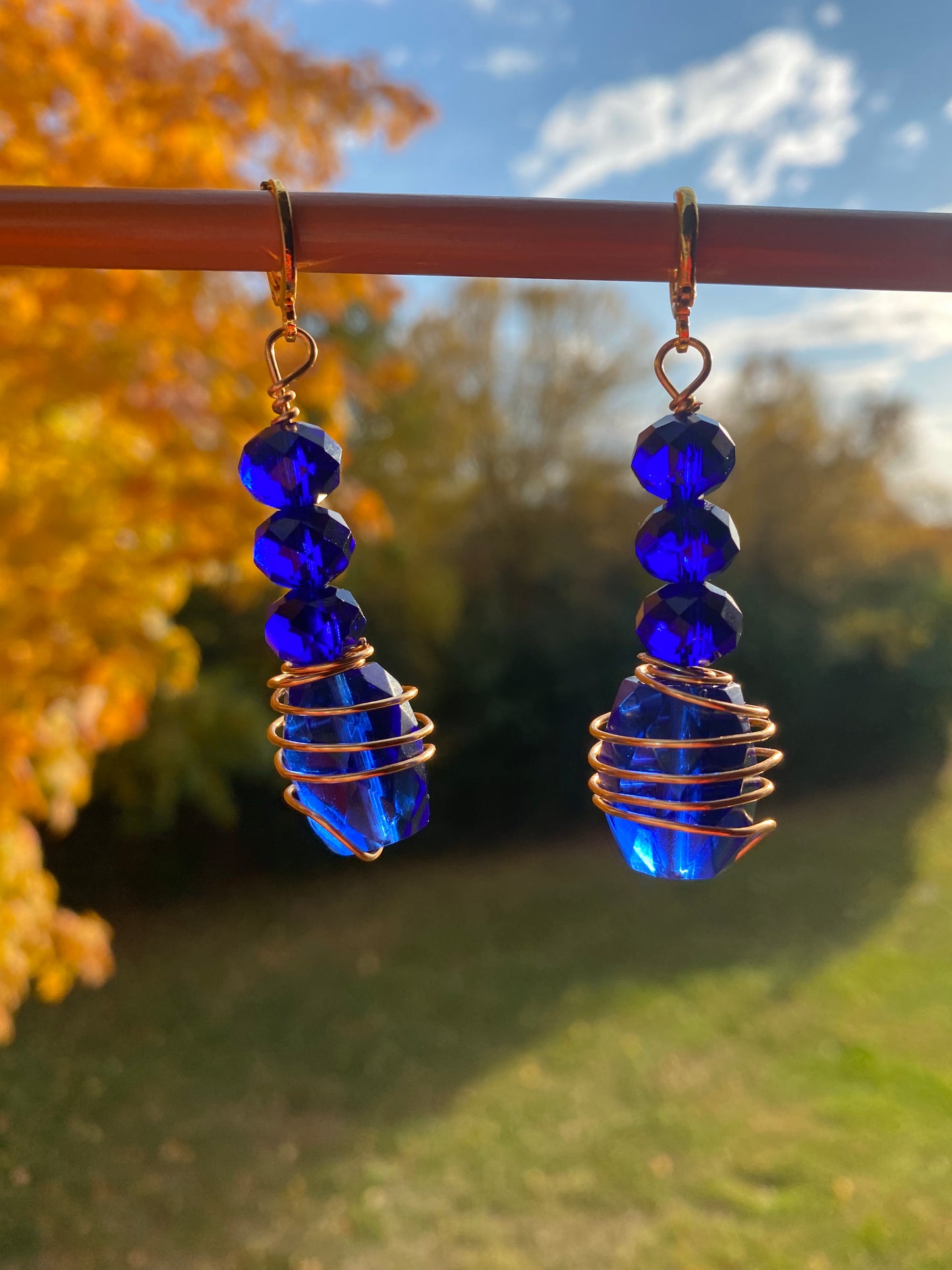 Planet Blue Dangles