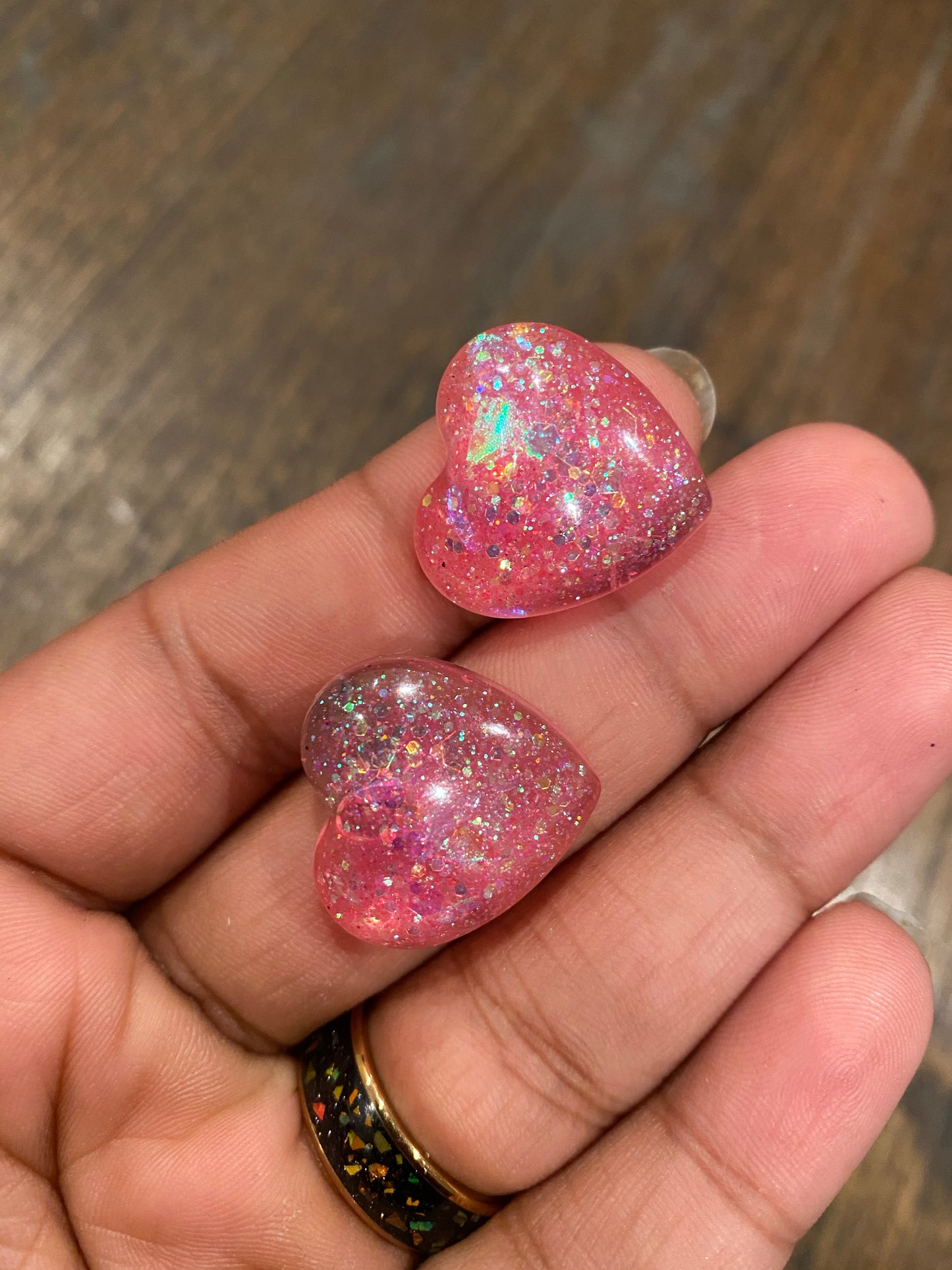 My Heart! Glitter Studs