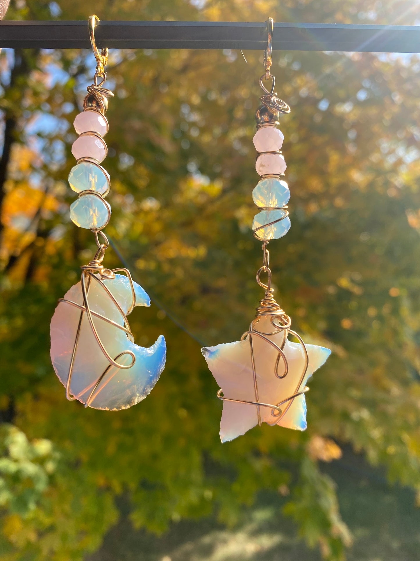 Starlight Moonbright Opalite Drop Earrings