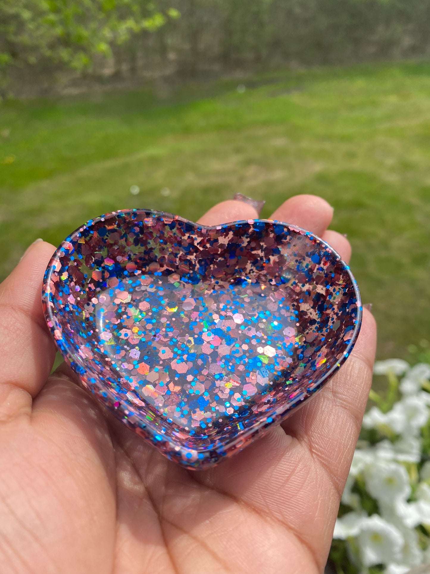 Cotton Candy Heart Holder