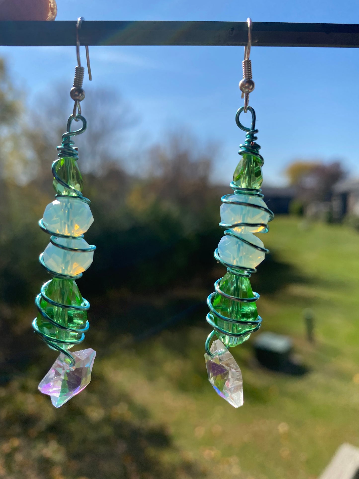 Leaflight Opalite Dangles