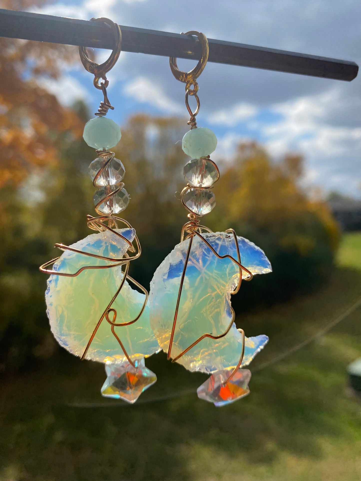 Moonshine  Opalite Drop Earrings