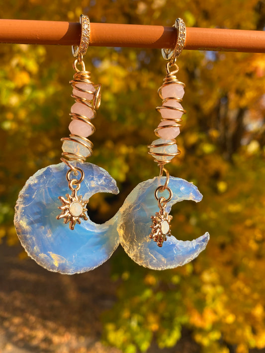 Moonlight Opalite Drop Earrings